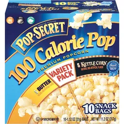 Michelangelo draadloze Maak los Pop-Secret® Premium Microwave Popcorn 100 Calorie Variety Pack  Butter/Kettlecorn 10 snack bags | Popcorn | Festival Foods Shopping