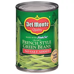 Canned Cut Green Beans - No Salt Added