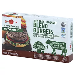 Applegate Organics® The Great Organic Blend Burger™ Beef Burger ct Box