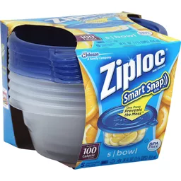 Ziploc Large BPA Free Container Bowl, 2 ct