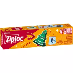 Ziploc Holiday Slider Storage Gallon Bags - 12ct in 2023