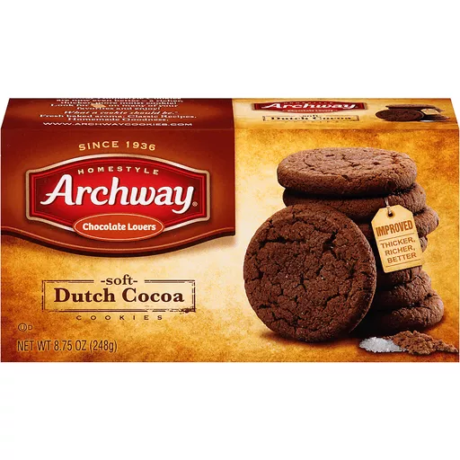 Archway Chocolate Lovers Soft Dutch Cocoa Cookies Chocolate Chocolate Chip Martin S Super Markets