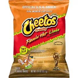 Cheetos® Flamin' Hot® Limon Crunchy Cheese Flavored Snacks, 2 oz