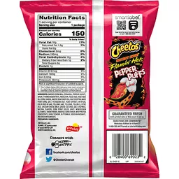 Cheetos Cheetos Flamin' Hot Flavored Pepper Puffs 0.875 oz