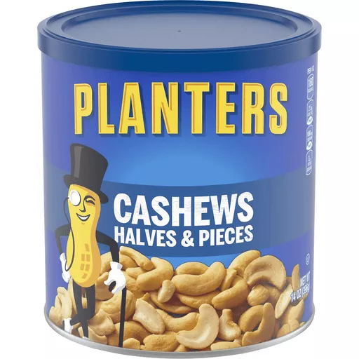 Planters Cashew Halves Pieces Cashews Miller And Sons Supermarket