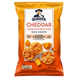 løst Bedrag sortie Quaker Popped Rice Snacks Cheddar Cheese | Rice Cakes | Busch's
