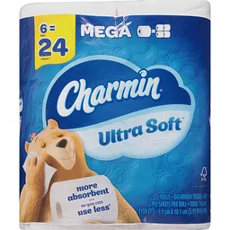 Charmin Ultra Soft 2-Ply Mega Rolls Bathroom Tissue 6 ea | Shop | Lake  Mills Market