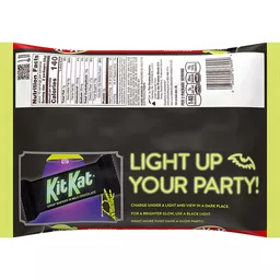 Kit Kat® Dark Chocolate Snack Size Wafer Candy Bars, Halloween, 9.8 Oz, Bag, Chocolate