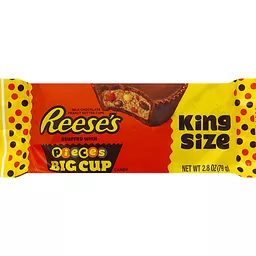 REESE'S Milk Chocolate Peanut Butter King Size Cups Candy
