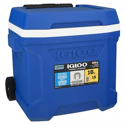 Igloo 16 Quart Blue Profile II Roller Cooler 1 ea, Shop