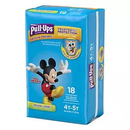 PULL UPS Disney Junior Mickey 4T-5T (38-50 lbs) Training Pants 18 ea, Diapers & Training Pants