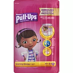 Huggies Pull-Ups Learning Designs Training Pants for Girls, Size