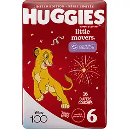 Huggies Little Movers Diapers, Size 6, 16 Ct, Diapers & Training Pants