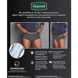 Depend Underwear, Skinguard, Maximum, 2 Colors, L-XL 12 ea