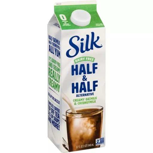 Silk Dairy Free Half Half Alternative 1 Quart Milk Alternatives Mackenthuns