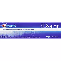 Crest 3D White Fluoride Anticavity Toothpaste Radiant Mint | Toothpaste | Nam Mun Farmers