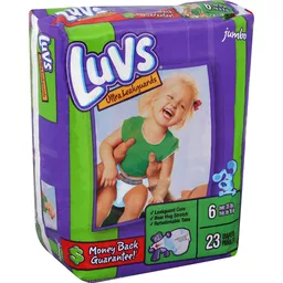Luvs with Ultra Leakguards Jumbo Pack Size 6 Diapers 23 Count