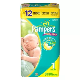 wanhoop gijzelaar Tact Pampers Baby Dry Size 1 Diapers 50 ct Pack | Organic | Foodtown
