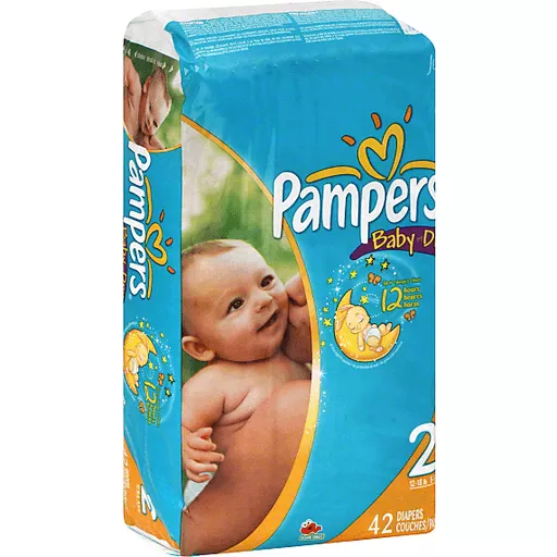 verlies uzelf door elkaar haspelen schoorsteen Pampers Baby Dry Diapers Size 2 (12-18 lb) Jumbo Pack - 42 CT | Diapers &  Accessories | KJ's Market