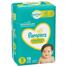 spanning Veraangenamen jeans Pampers Swaddlers Active Baby Diapers Size 5 19 Count | Diapers & Training  Pants | Brooklyn Harvest Markets