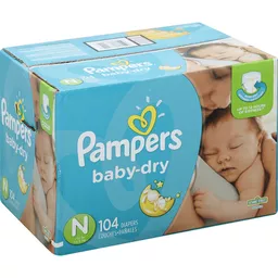 Pampers Baby Dry Diapers, Size (Less than 10 lb), 123 Sesame Street Super | Shop | Needler's Market