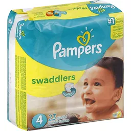 Pampers Swaddlers Diapers, Size 4, 22-Count