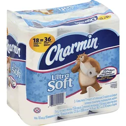Charmin Ultra Soft Bathroom Tissue, Double Roll, 2-Ply | Toilet Paper |  Superlo Foods