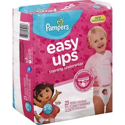 Pampers Easy Ups Training Underwear Girls Super Size 3T-4T
