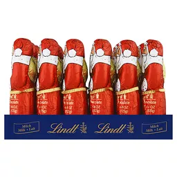 Lindt Holiday Santa Milk Chocolate Candy, 1 ct / 4.4 oz - Ralphs