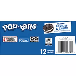Pop-Tarts Toaster Pastries, Cookies & Creme, Frosted, Value Pack