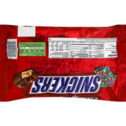 Snickers, Holiday Minis Size Chocolate Christmas Candy Bars, 11.5 Oz, Chocolate