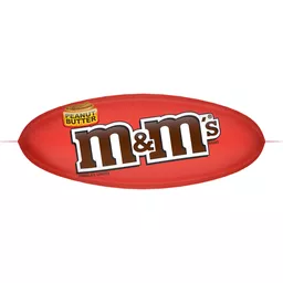 M&M'S Peanut Butter Chocolate Candy Party Size Bag, 38 oz