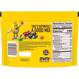 bag peanut m&ms nutrition