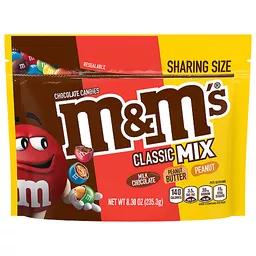 M&Ms Milk Chocolate Candies - Resealable Sharing Pack, 80 g