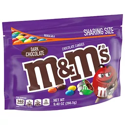 M&M's Dark Chocolate Candies Sharing Size 9.40 oz