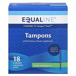 TopCare - TopCare, Everyday - Tampons, Compact Plastic, Regular Absorbency,  Unscented (18 count), Shop