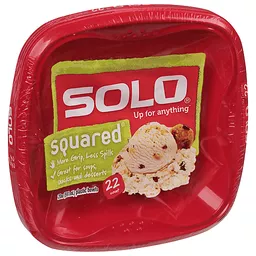 Solo Squared 20 Oz Plastic Bowls 22 Ea