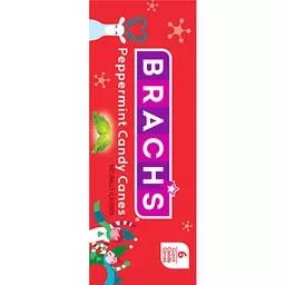 Brach's Candy Canes, Peppermint 1 Ea, Hard Candy