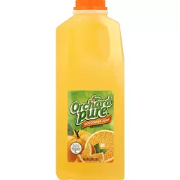 Orchard Pure 100% Pure Orange Juice From Concentrate 1 Gallon Plastic Jug, Juice and Drinks