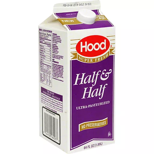 Hood Half And Half Half Half Vista Foods