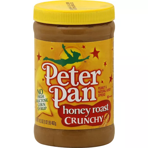 Peter Pan Crunchy Honey Roast Peanut Spread 16 3 Oz Plastic Jar Peanut Butter The Market St Croix