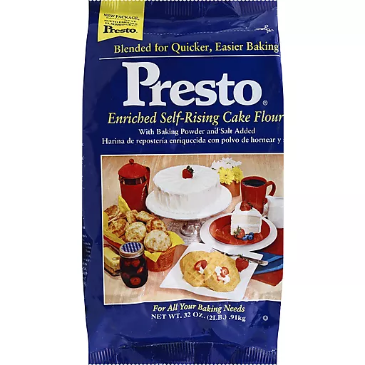 Presto Enriched Self Rising Cake Flour 32 Oz Bag Flour Meals Pennington Quality Market Iga