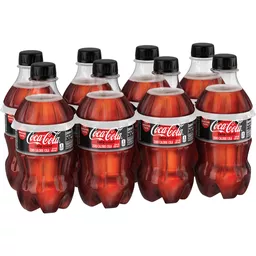 Coca-Cola Zero Sugar Glass Bottles, 8 fl oz, 6 Pack, Cola