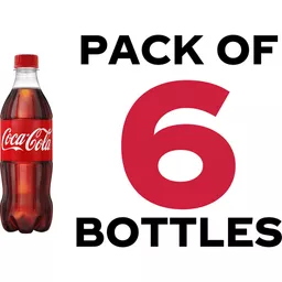 Coca-Cola Cherry Soda Pop, 16.9 fl oz, 6 Pack Bottles 