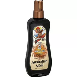 Australian Gold Exotic Blend Sunscreen, Spray Gel, with Instant Bronzer, 4 Sunscreen | Food Centers