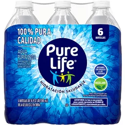 lantano golpear Cuatro Nestle Pure Life Purified Water 6 16.9 Fl. Oz. Bottles | Spring | Sedano's  Supermarkets