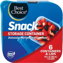 Best Choice Snack Containers Small