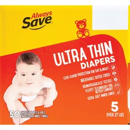 Always Save Ultra Thin Conv Size 3 Diaper Box, Diapers & Training Pants