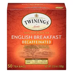 Twinings Fairtrade Organic English Breakfast Tea 80 Tea Bags