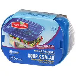 Order Glad Food Storage Containers, Soup and Salad